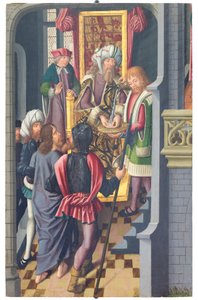 Chrystus naprzeciw Poncjusza Piłata (obraz) autorstwa Jan Baegert