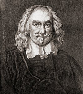 Thomas Hobbes z Malmesbury (grawerowanie) autorstwa Jan Baptist (after) Jaspers