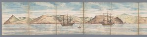 Widok na Świętą Helenę Wyspa św. Heleny z Rhee den 31 marca 1787 (tytuł na obiekcie)