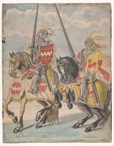 Rycerze z herbem rodowym Brandesa i Hirschmana autorstwa Jan Brandes