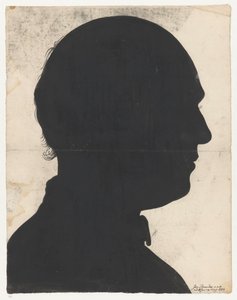 Silhouetportret van Jana Brandesa autorstwa Jan Brandes