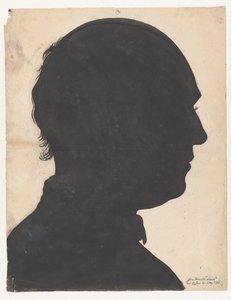 Silhouetportret van Jana Brandesa autorstwa Jan Brandes