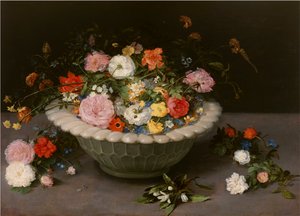 Wazon na kwiaty, 1615. autorstwa Jan Brueghel the Elder