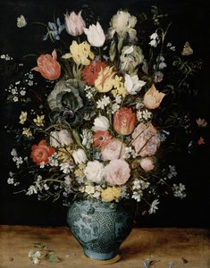 Kwiaty w niebieskim wazonie, ok. 1608 r.
