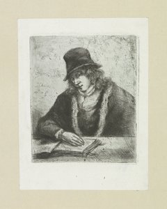 Mężczyzna z Lezende stawia motykę The Compleat Work of Akwaforty Johna Chalon / Oeuvre Complette des Eaux Fortes par Jean Chalon (tytuł serii) autorstwa Jan Chalon