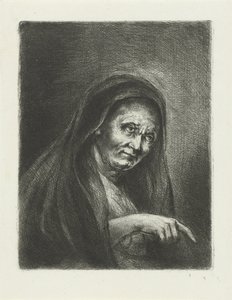 Staruszka autorstwa Jan Chalon