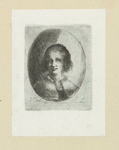 Portret Christiny Chalon The Compleat Work of Akwaforty Johna Chalon / Oeuvre Complette des Eaux Fortes par Jean Chalon (tytuł serii) autorstwa Jan Chalon