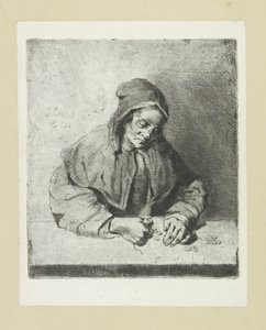 Vrouw die geld tell The Compleat Work of Akwaforty Johna Chalon / Oeuvre Complette des Eaux Fortes par Jean Chalon (tytuł serii) autorstwa Jan Chalon