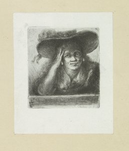 Vrouw kładzie motykę The Compleat Work of Akwaforty Johna Chalon / Oeuvre Complette des Eaux Fortes par Jean Chalon (tytuł serii) autorstwa Jan Chalon