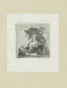 Zittende vrouw spotkał się z motyką The Compleat Work of Akwaforty Johna Chalon / Oeuvre Complette des Eaux Fortes par Jean Chalon (tytuł serii) autorstwa Jan Chalon