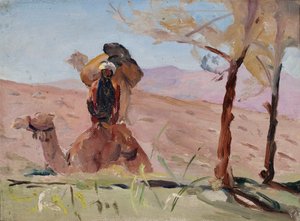 Desert. Odpoczynek w górach Libanu. Z podróży do Palestyny autorstwa Jan Ciągliński