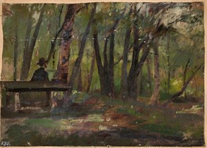 Petersburg - park na Wyspie Piotrowskiej autorstwa Jan Ciągliński