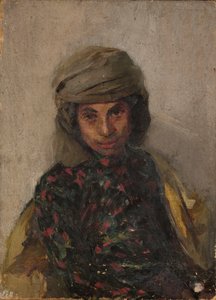 Portret Żydówki. Z podróży do Krymu autorstwa Jan Ciągliński