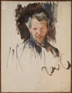Portret rzeźbiarza Szymanowskiego autorstwa Jan Ciągliński