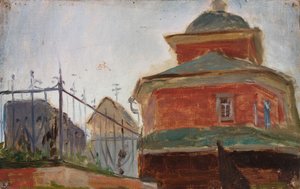 Smoleńsk, grób Gogolińskiego autorstwa Jan Ciągliński