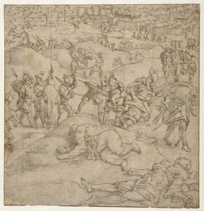 Oblężenie Tunisu autorstwa Jan Cornelisz Vermeyen