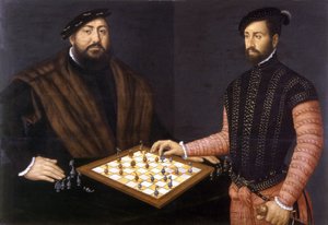 Jan Fryderyk Wielkoduszny gra w szachy, 1552