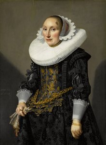 Portret Adriany van der Aam autorstwa Jan Damen Cool