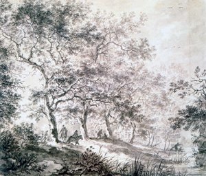 Grupa drzew na skraju wody, 1643