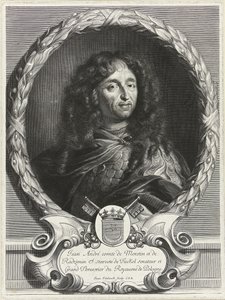 Portret poety Jana Andrzeja Morsztyna 1621-1693, lata 70. XVII wieku autorstwa Jan Edelinck