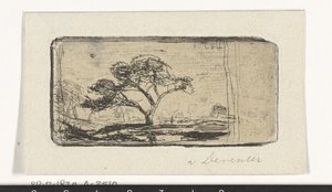 Krajobraz z drzewem autorstwa Jan Frederik van Deventer