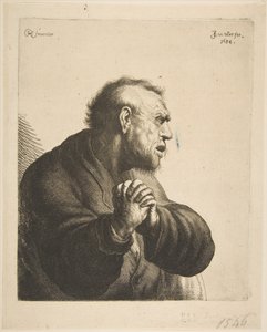 Człowiek w żałobie, 1634.