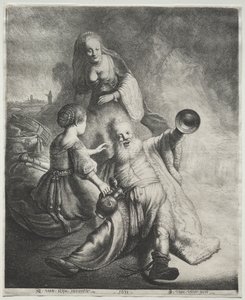 Lot i jego córki, 1600s.
