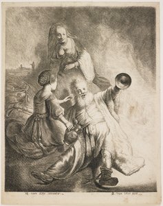 Lot i jego córki, 1631 autorstwa Jan Georg van Vliet