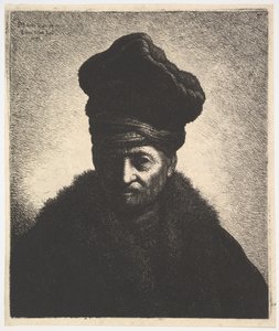 Portret mężczyzny wg Rembrandta, 1633. autorstwa Jan Georg van Vliet