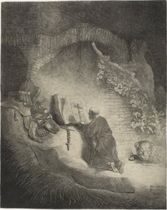 Święty Hieronim autorstwa Jan Georg van Vliet