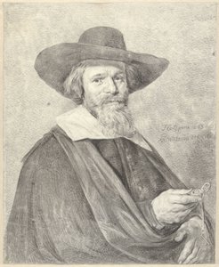 Portret mężczyzny z zegarkiem w prawej ręce