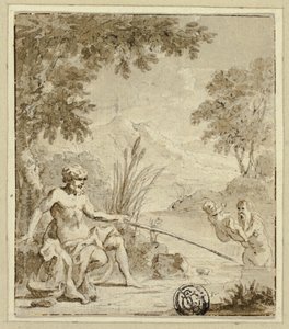 Mitologiczne narodziny boga lub półboga z rzeki