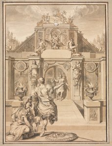 Perseusz i Minerwa przed świątynią, I III XVIII wiek.