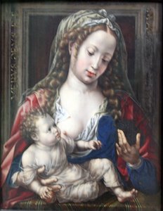 Maria mit dem Kind Maria z Dzieciątkiem Chrystusowym autorstwa Jan Gossaert