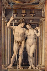 Niemiecki: Neptun i Amfitryta Neptun i Amfitryta autorstwa Jan Gossaert