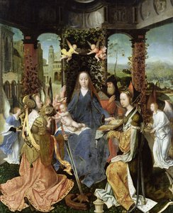 Madonna z Dzieciątkiem z Marią Magdaleną i św. Katarzyną autorstwa Jan Gossaert