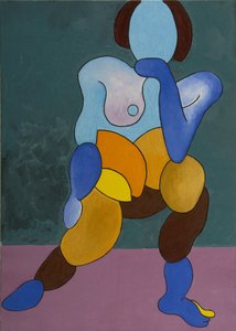 Model starzenia, 2008 (olej na płótnie) autorstwa Jan Groneberg