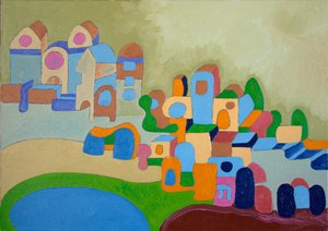 Kolonia Artystów, 2010 (olej na płótnie) autorstwa Jan Groneberg