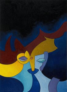 Głęboka cisza, 2008 (olej na płótnie) autorstwa Jan Groneberg