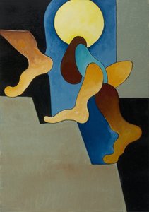 Nie słyszysz tych kroków, 2008 (olej na płótnie) autorstwa Jan Groneberg
