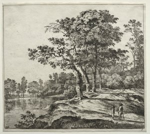 Cztery drzewa autorstwa Jan Hackaert