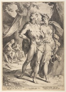 Bachus i Ceres opuszczają Wenus (Sine Cerere et Baccho Friget Venus) autorstwa Jan Harmensz. Muller