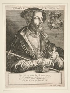 Jan Beuckelszoon (Jan van Leyden) autorstwa Jan Harmensz. Muller