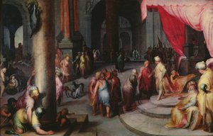 Józef przedstawia swojego ojca i braci faraonowi, ok. 1590 r.