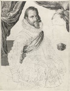 Portret króla Danii i Norwegii Christiana IV autorstwa Jan Harmensz. Muller