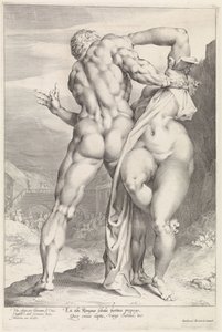 Napad Sabinki, widok z tyłu Napad Sabine Woman (tytuł serialu) autorstwa Jan Harmensz. Muller