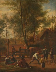 Meloniki autorstwa Jan Havicksz. Steen (copy after)