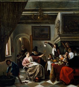 Uroczystość rodzinna Jana Steena (1626-1679)