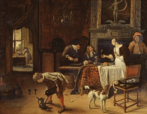 Łatwo przychodzi, łatwo iść, 1661 autorstwa Jan Havickszoon Steen