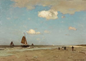 Scena na plaży. 1887